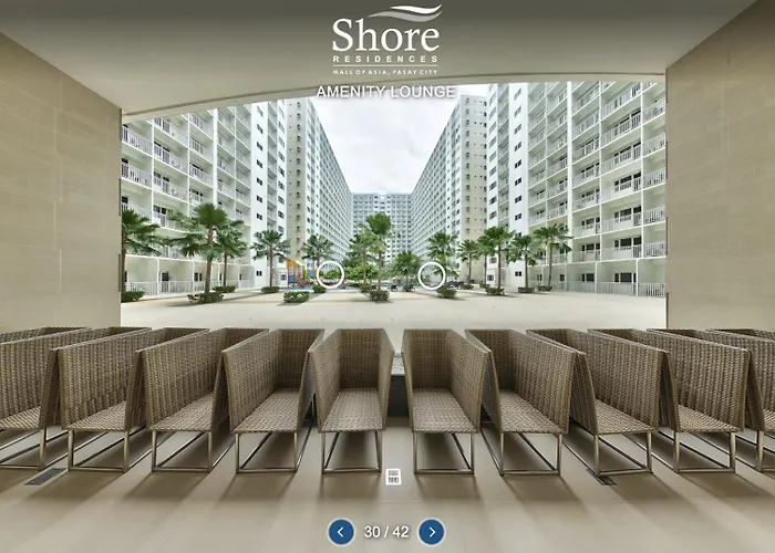Modern Double-sized Bed With Netflix & Pool View Manila