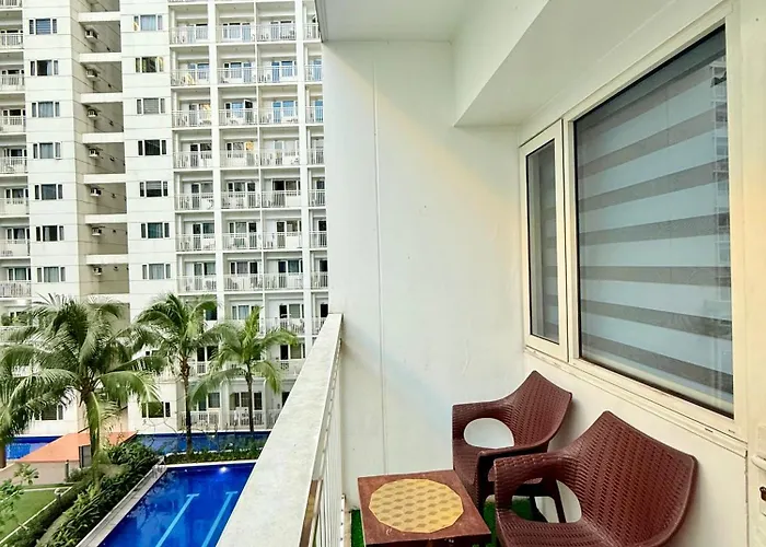 Modern Double-sized Bed With Netflix & Pool View Apartamento